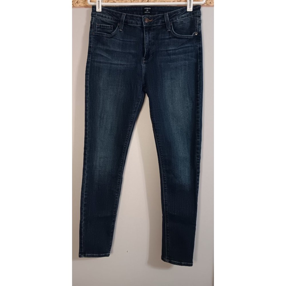 Just Black Women’s Skinny Jeans - Dark Wash Blue